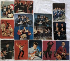 14 Cartes Postales 1960 GROUPES FRANÇAIS ET CHANTEURS YÉYÉ￼