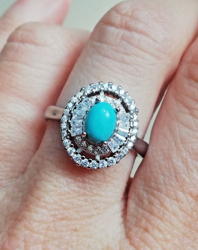 Bague marquise argent et - marquise, en