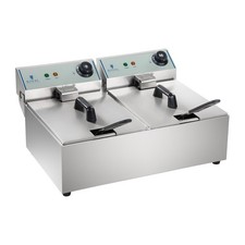 Friteuse électrique double
