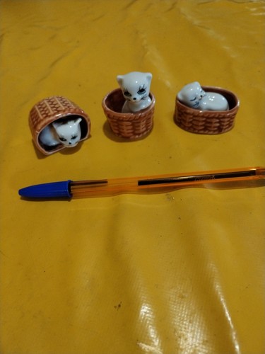 Chats sujets ceramique - chats,