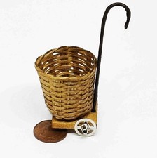 Chariot De Magasin Pour Poupées Panier En Osier Miniature Échelle 1:12 Tumdee