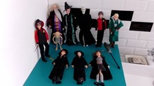 gros lot 10 figurines poupées harry potter mattel dumbledore voldemore ron etc