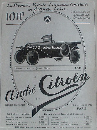 Publicite automobile andre - automobile,