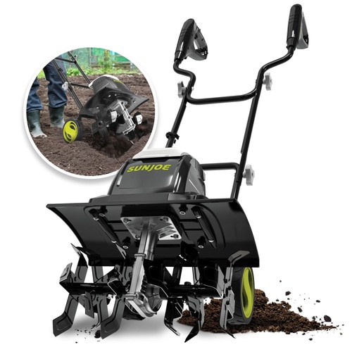 Sun joe electric garden - sun, tiller