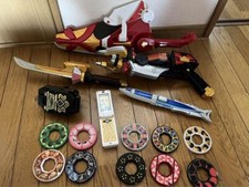 Power Rangers Samurai Shinkenger DX Morpher Weapon 6p Disc 10p set BANDAI Japan