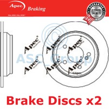 2x Apec BRAKING 300mm Uni OE