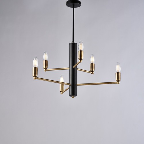 Lustre design moderne noir - lustre,