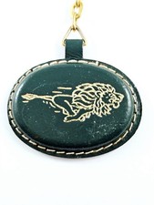 PORTE-CLÉS - PEUGEOT 1960s - CUIR Lion DESIGN Garages - 104 204 304 404 504 -