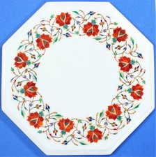 12 " Marbre Table Top Pierre