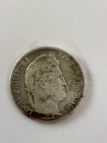 Pièce argent francs - 5, louis