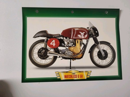 Matchless g50 carte - matchless, fiche