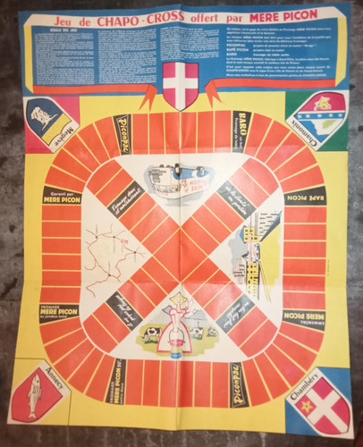 Ancien plateau carton jeu - en,