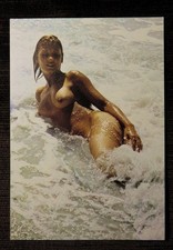 FRENCH PHOTO POSTCARD - NUDE WOMAN - NATURISM  1970's