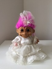 Poupée mariée troll Russ Berrie 1990