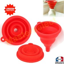 Entonnoir pliable en silicone
