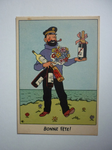 Herge tintin carte - tintin,
