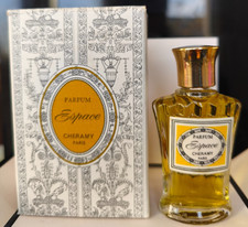 Ancien flacon 1ère taille extrait parfum Espace de Chéramy 1/4 oz (=7,5ml)