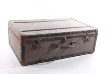 Ancien Valise Militaire Valise D'Officier Boîte D'Officier 74Cm X 48Cm X 26Cm