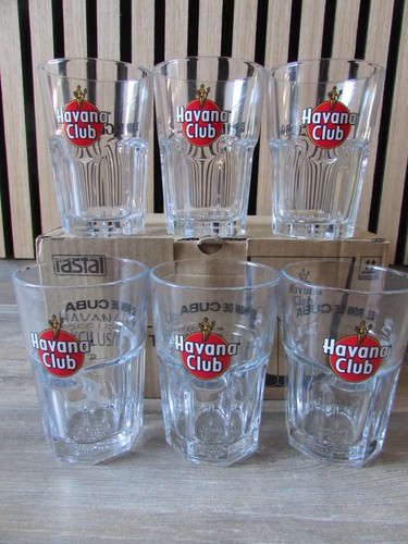 Lot verres rhum havana - 6, à