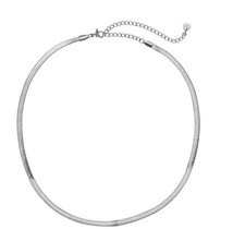 Collier maille miroir en acier