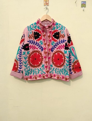 Veste velours imprimée - velours,