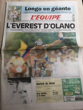 L'Equipe Journal 9/10/1995; Championnat du monde cycliste; Abraham Olano champio