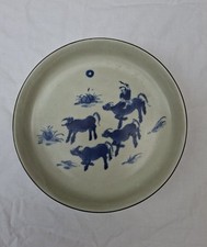 Bleu De Hué, Chine pour Le Vietnam, XIX°rare décor à meneur de buffles