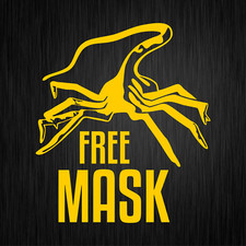 Autocollant Vinyle Décalque Facehugger Alien Xénomorphe Jaune Pour Voiture