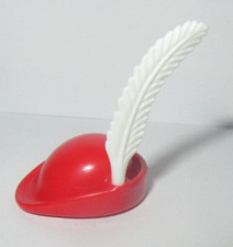 Playmobil  CHAPEAU rouge plume