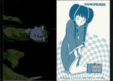 ramicard Laminated MACROSS "Linn Minmay robe chinoise" horizontal sticker (PB)