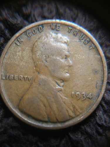 1934 lincoln wheat cent - lincoln,