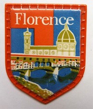 ECUSSON VOYAGE EN EUROPE - Plastifié - Café Maurice - ITALIE FLORENCE