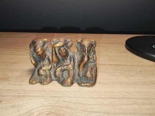 Ancien presse papier bronze - ancien, en