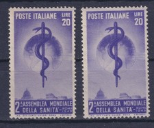 ITALIE 1949 ASSEMBLÉE SANTÉ
