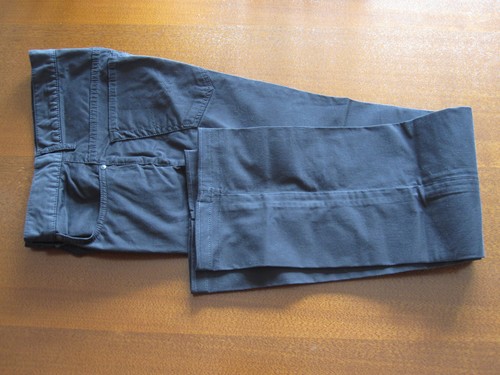 Pantalon toile noir lee - toile,