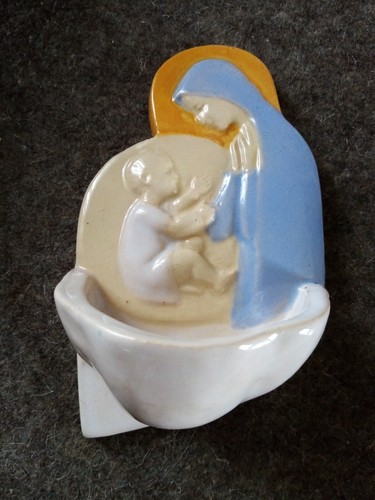 Bénitier vierge l - vierge, à