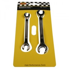 2 Clés à Tuyauter Tuyau Conduite Durite de Frein 6 8 10 12 mm Outil Mécanicien