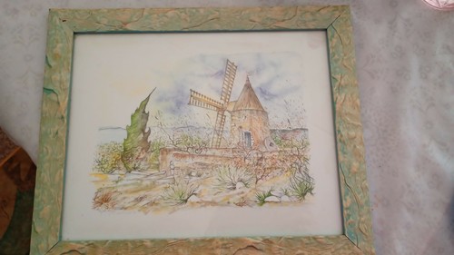 Tableaux décor jolie moulin - tableaux,
