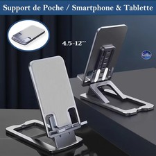 Support Universel Pliable Compact Porte Téléphone Portable Smartphone Tablette