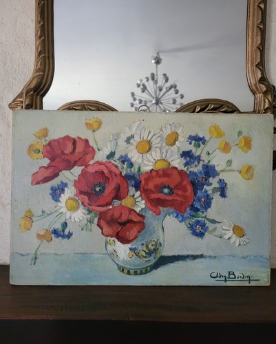 Adry boidin huile sur panneau - huile,