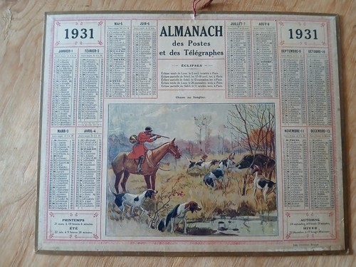 Calendrier ptt almanach - -,