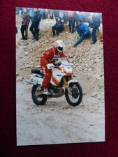 photo originale / rallye moto  / PARIS ALGER DAKAR  1984 /  YAMAHA