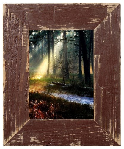 Cadre photo bois ancien - photo, en