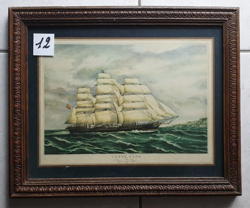 Cadre ancien en bois - 12,