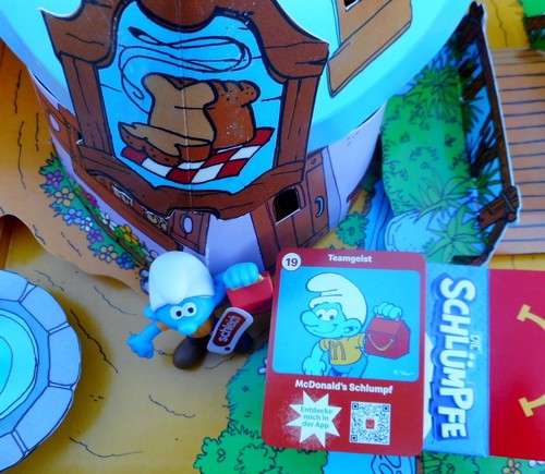 Schtroumpf happy macdonald - schtroumpf, macdonald's