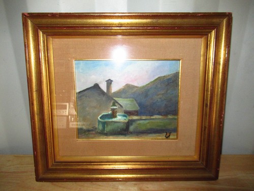 Ancien tableau représentant - ancien,