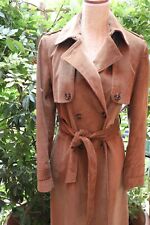 Manteau velours côtelé marron forme trench Caroll taille 42 neuf