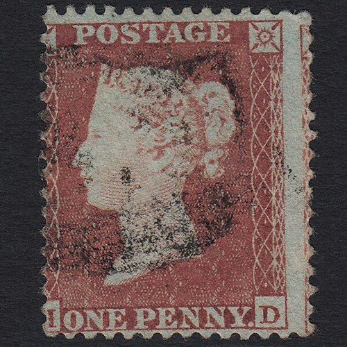B25 1855 1d red brown - b25_00,