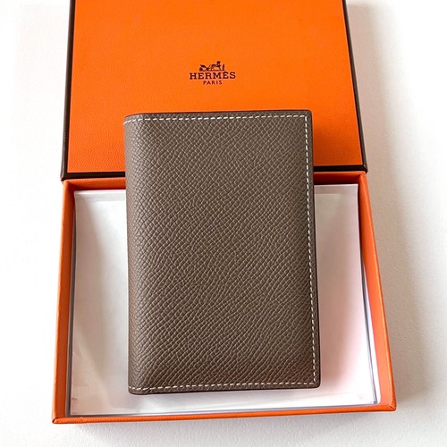 Hermes portefeuille cuir - hermes,
