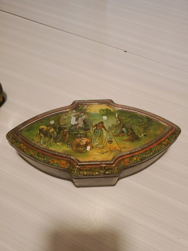 Rare boite biscuits tôle - biscuits,